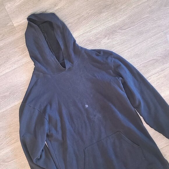American Apparel Oversized Black Hoodie with pocket - Picture 2 of 3